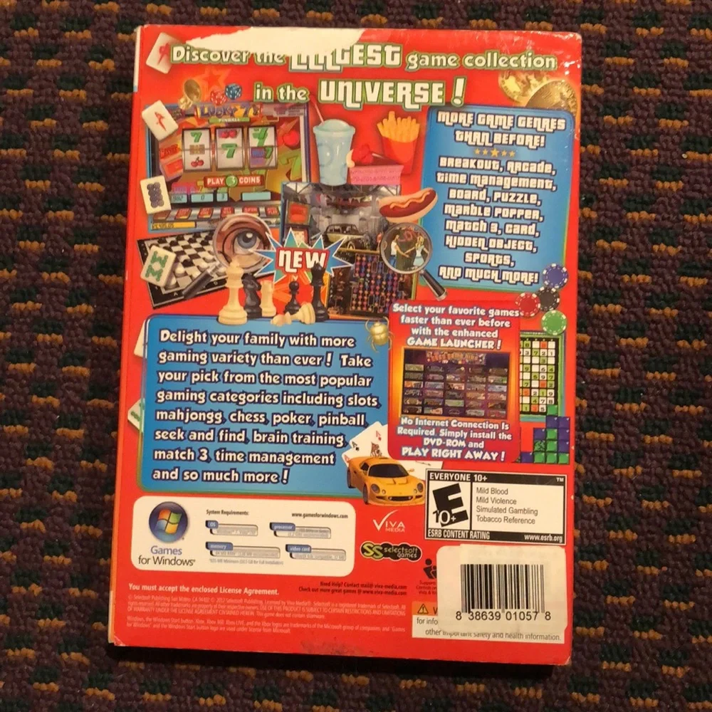 PC 500,000 games 3.0 games for windows DVD